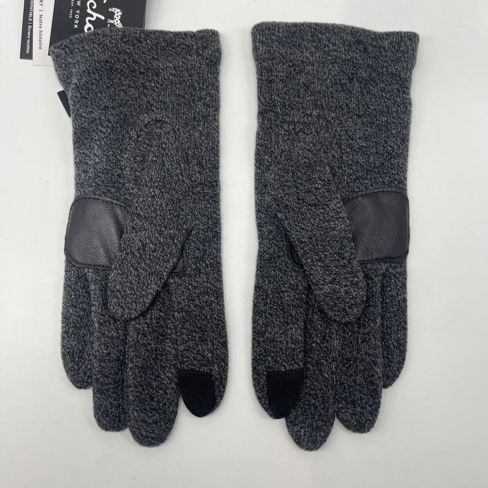 Echo Touch Womens Gloves Dark Gray Sz L/XL New